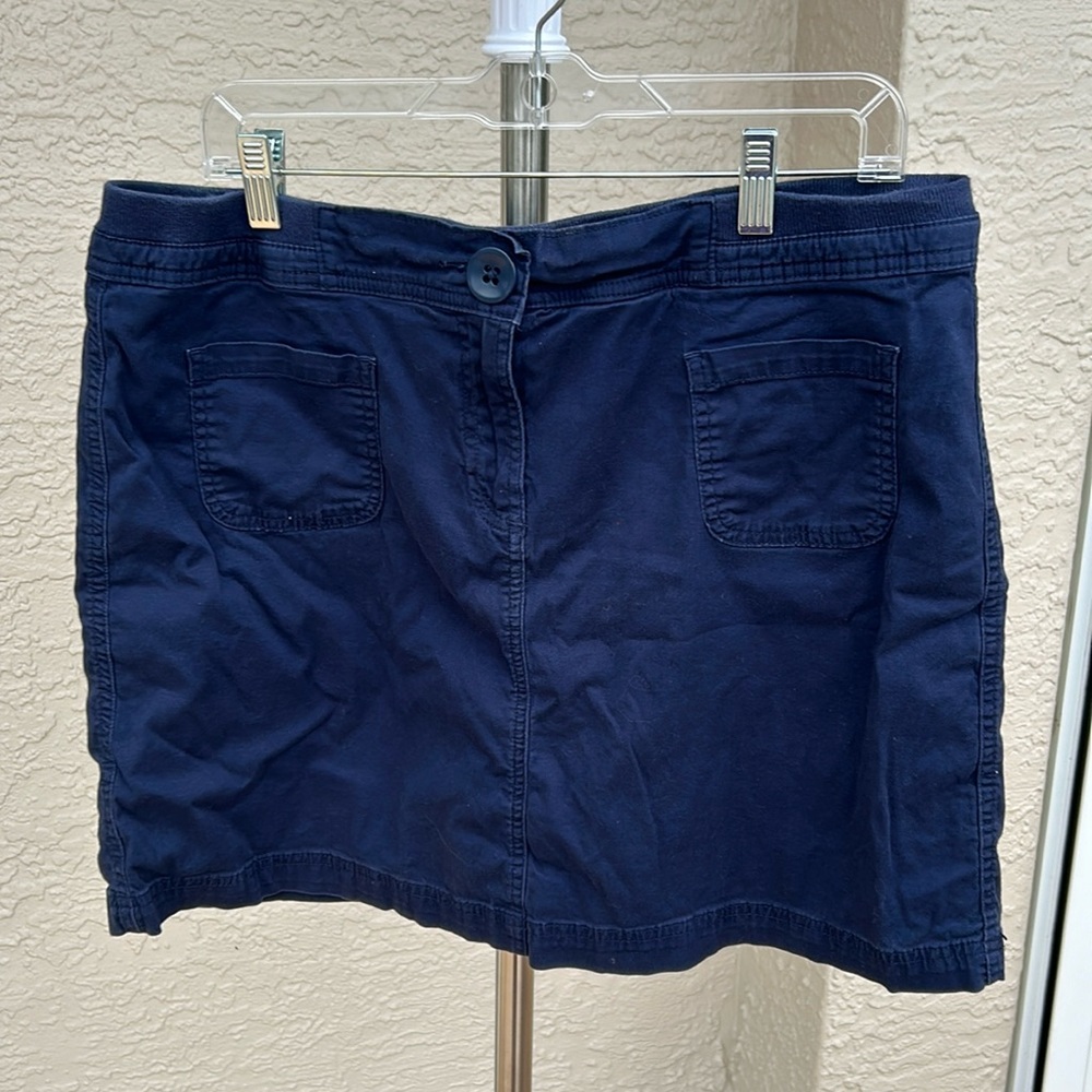 Navy skort